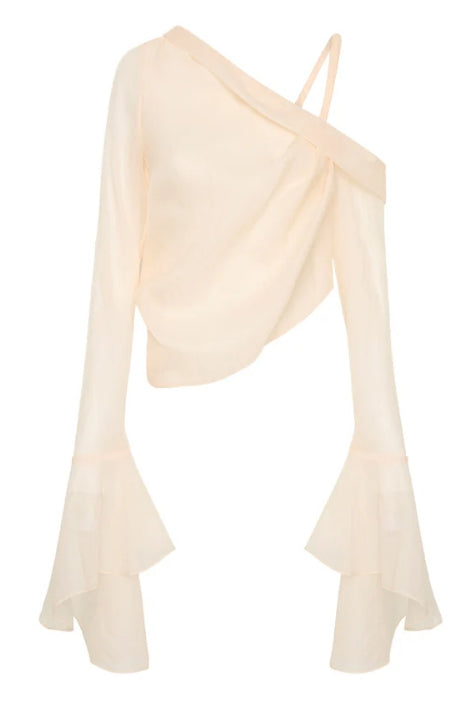 Aje Edith Draped Top